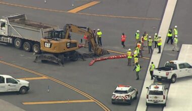 Sinkhole at LaGuardia Airport forces runway to shut down