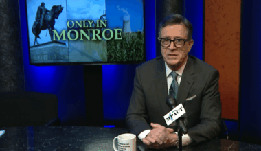 Stephen Colbert Returns to Only in Monroe After Late Show Finale