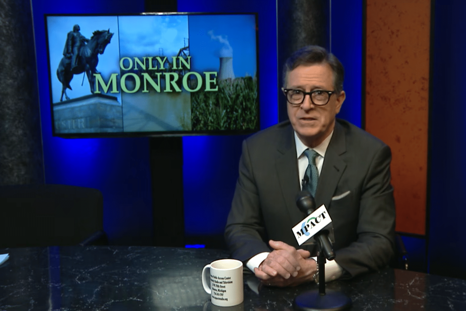 Stephen Colbert Returns to Only in Monroe After Late Show Finale