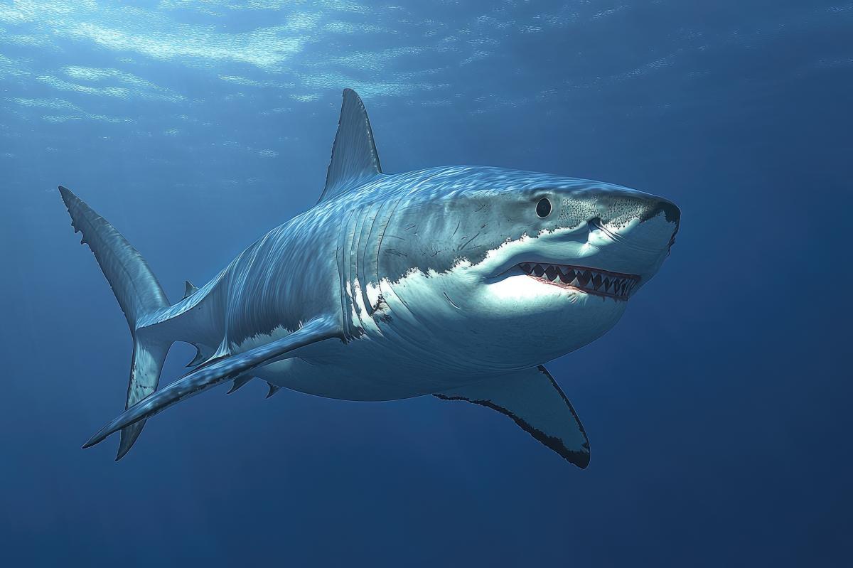 Terrifying moment great white shark attacks diver's camera off SoCal