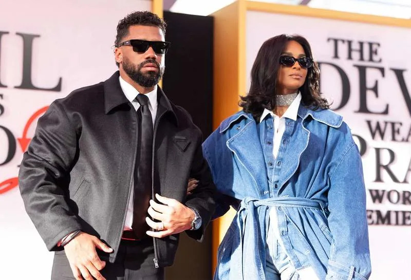Celebrity arrivals for The Devil Wears Prada 2 at Lincoln Center Featuring: Russell Wilson, Ciara Where: New York, New York, United States When: 20 Apr 2026 Credit: Janet Mayer/INSTARimages.com EDITORIAL USE ONLY. NOT FOR USE BY NEWSPAPERS BASED IN THE UK. Copyright: xx instar55631723