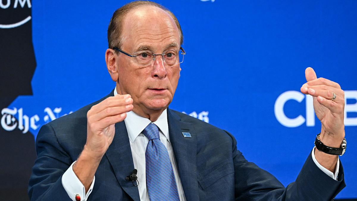 Larry Fink says there's the 'opposite' of an AI bubble, and the world isn't 'moving fast enough' on AI infrastructure