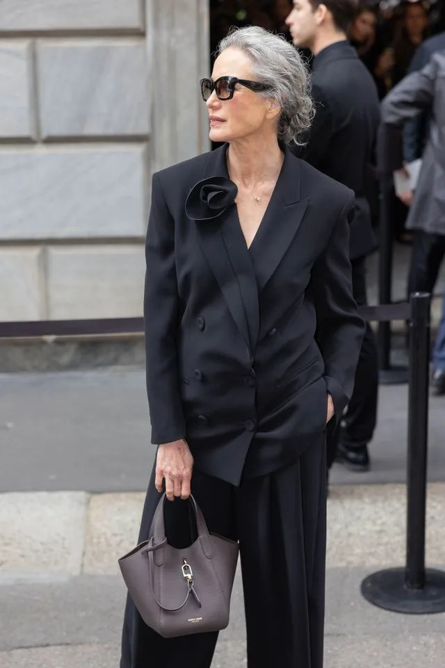 Andie MacDowell is seen during the Milan Fashion Week - Womenswear Fall/Winter 2026/2027 on March 1, 2026 in Milan, Italy.Credit: Getty Images