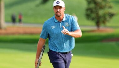 What score Bryson DeChambeau shot around a public course days before the PGA Championship