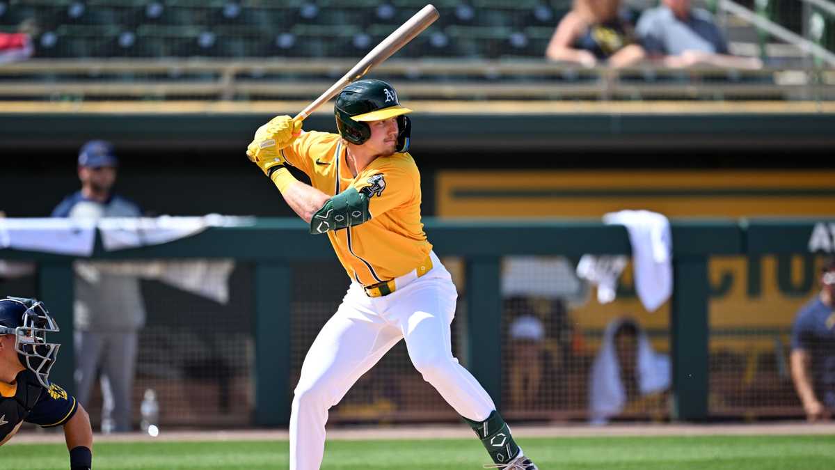 A's call up prospect Henry Bolte