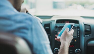 The top 10 most-used apps by distracted drivers