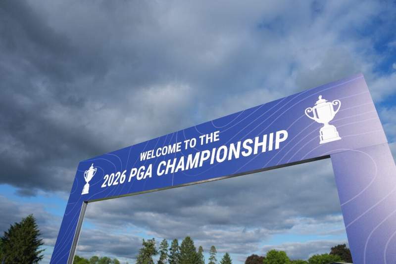 The score a one-handicap amateur golfer shot around Aronimink the day after the PGA finished