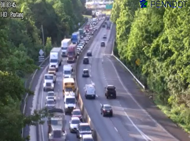 Crash on I-83 in Harrisburg crash on i-83 in harrisburg