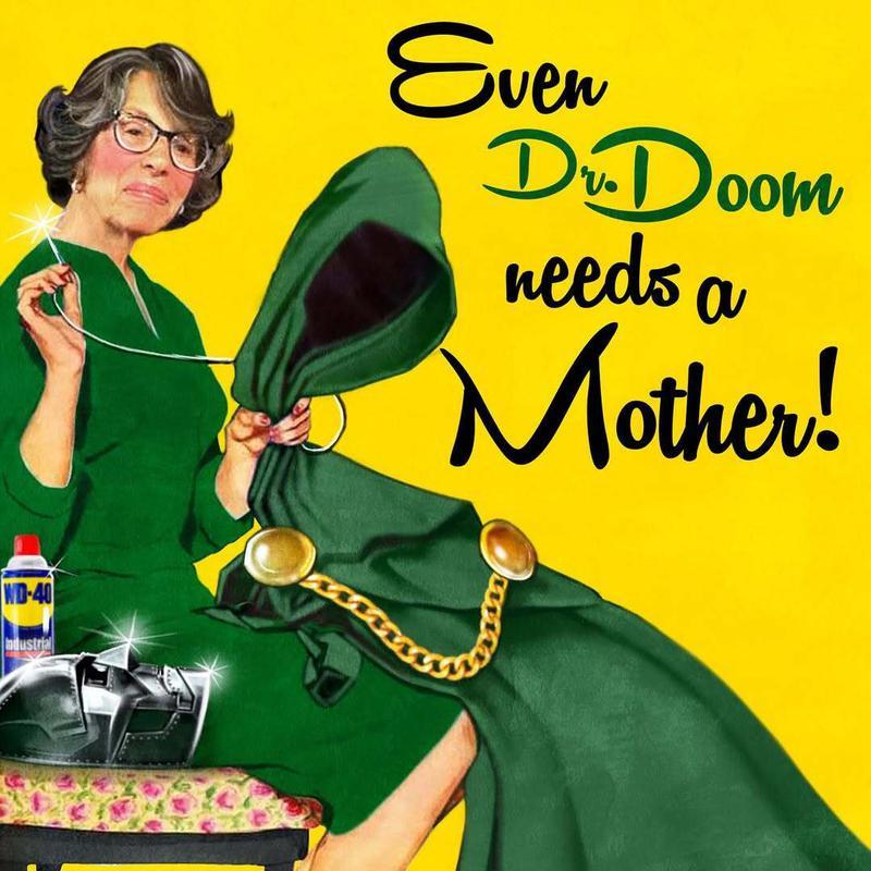 Downey Jr.'s Doom themed mother's day post.