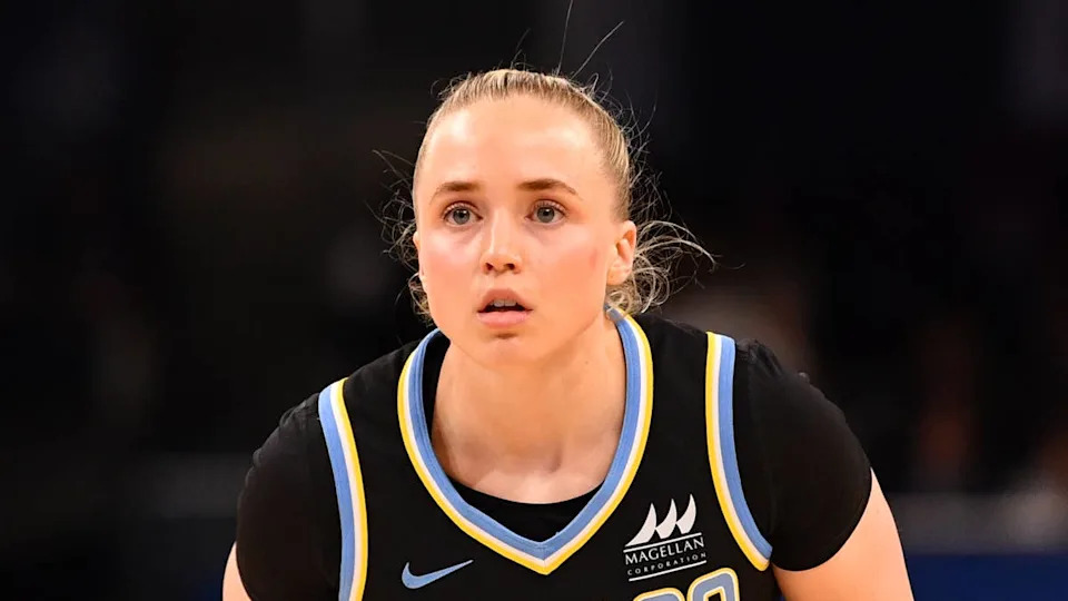 Former Chicago Sky guard Hailey Van Lith (2) looks on during a game.Patrick Gorski-Imagn Images