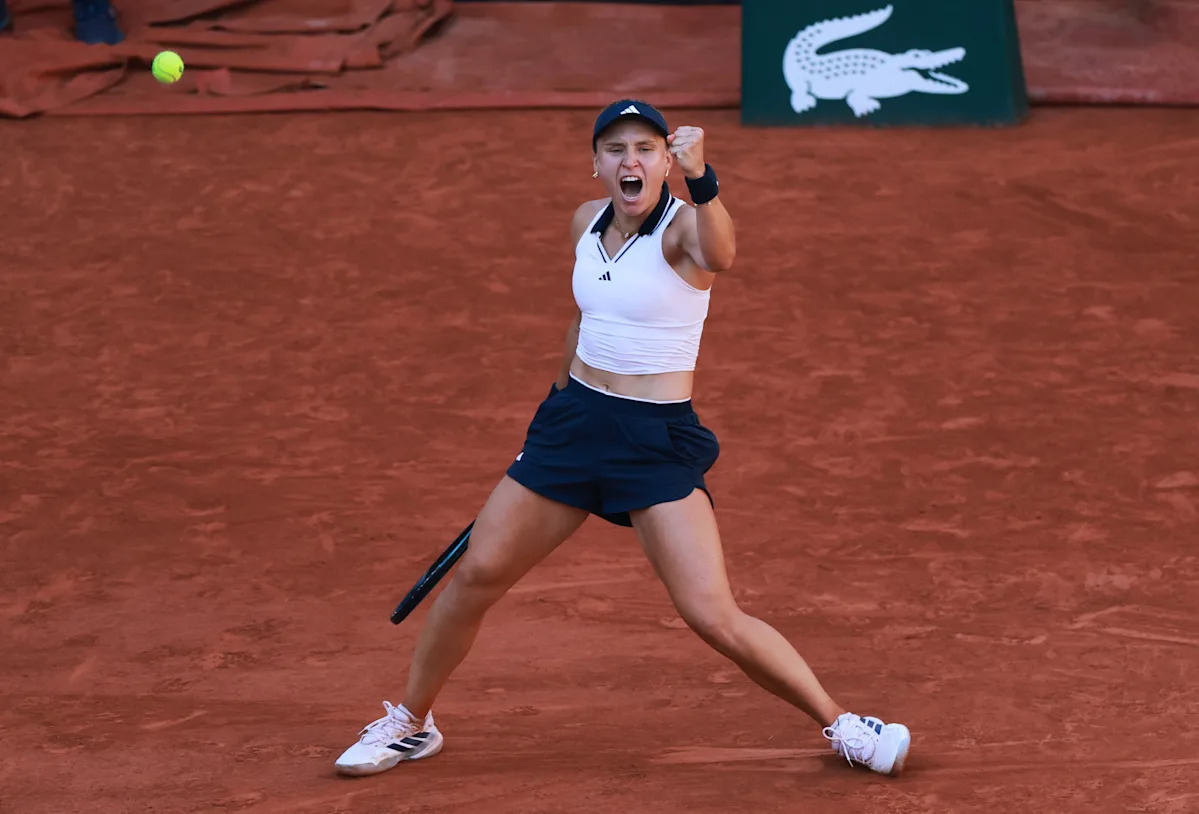 French Open: No. 2 seed Elena Rybakina knocked out in second round by Yuliia Starodubtseva