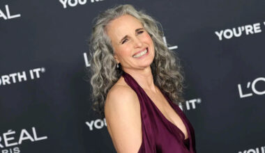 Andie MacDowell Looks So Different Ditching Her Signature Silver Curls for Braided Pigtails