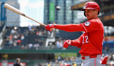 One more shot for TJ Friedl in the Reds lineup