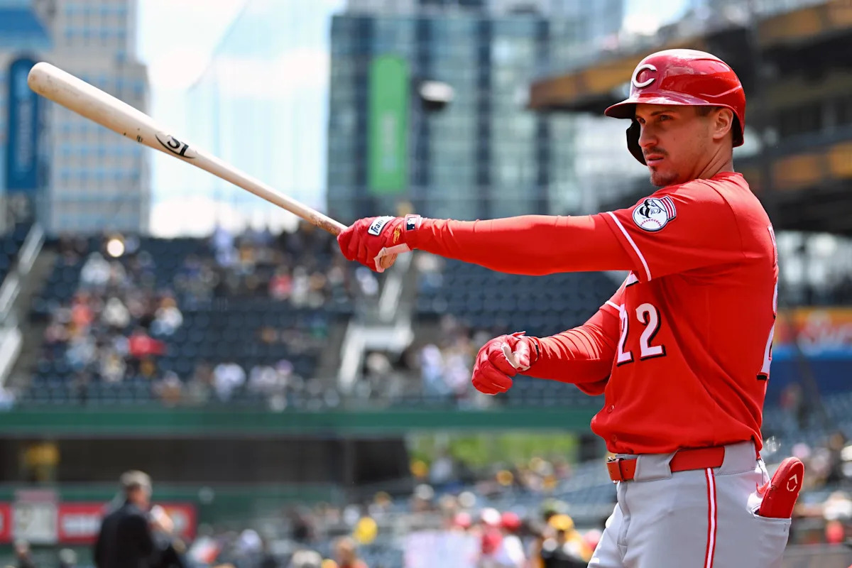 One more shot for TJ Friedl in the Reds lineup