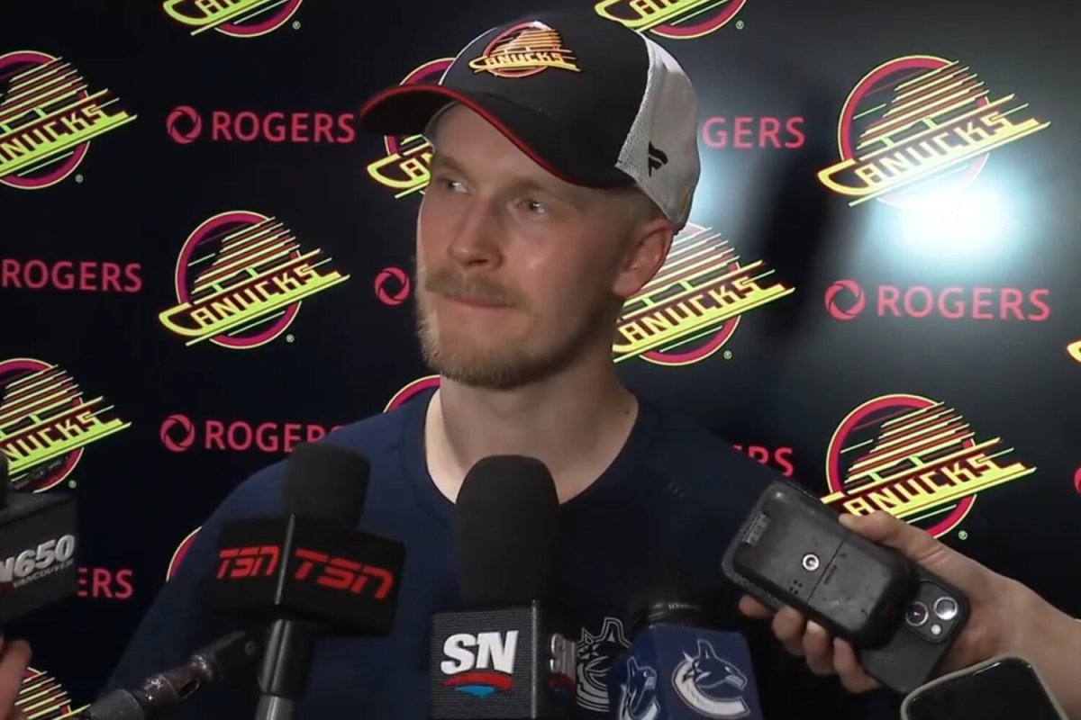 Will the Canucks still look to trade Elias Pettersson this offseason after installing a new front office, and could the Capitals be a fit?