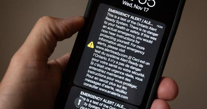 Canada is testing the Alert Ready emergency system over next 2 days