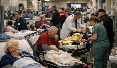ERs across the Midwest hit capacity as flu season peaks earlier than expected