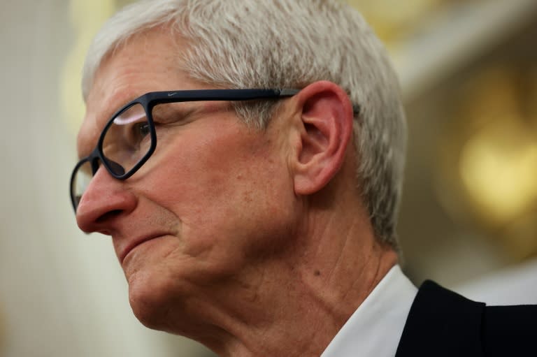 Apple CEO Tim Cook will step down later this year, taking a position atop the board of directors (WIN MCNAMEE)