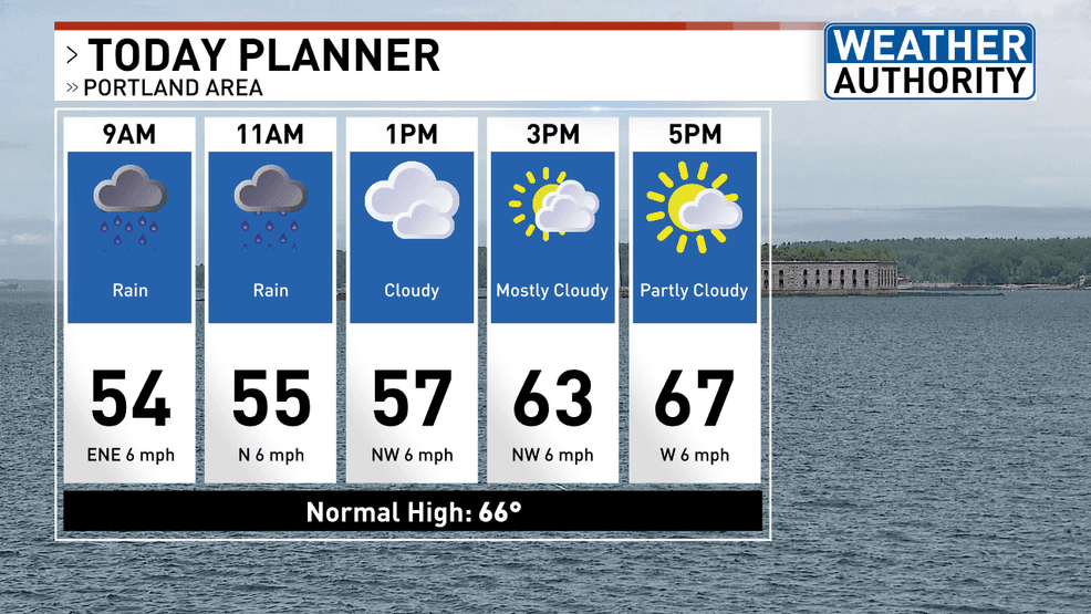 Planner for Monday, May 25th. (WGME)