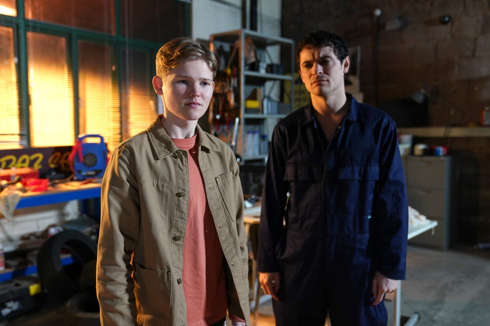 Ro Hutchinson and Rex Gallagher in Hollyoaks ro hutchinson and rex gallagher in hollyoaks