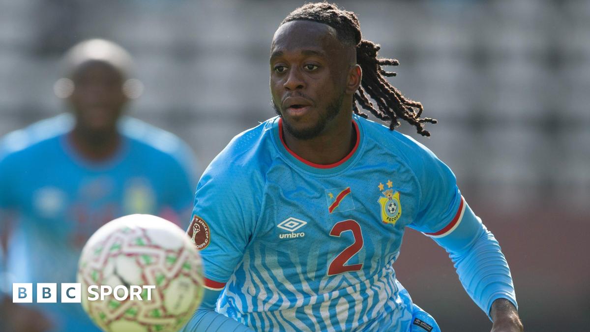 Aaron Wan-Bissaka in action for DR Congo