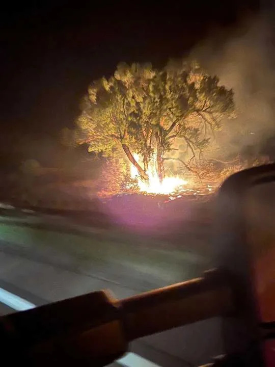 Wildfire in Clark County