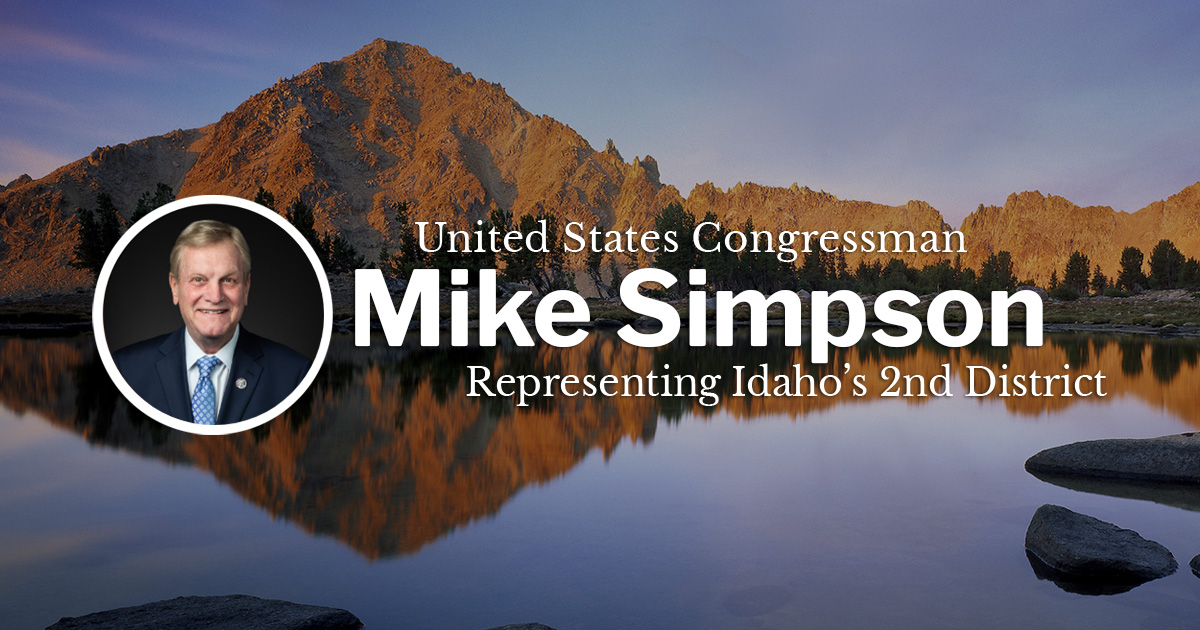 News Item | U.S. Congressman Mike Simpson
