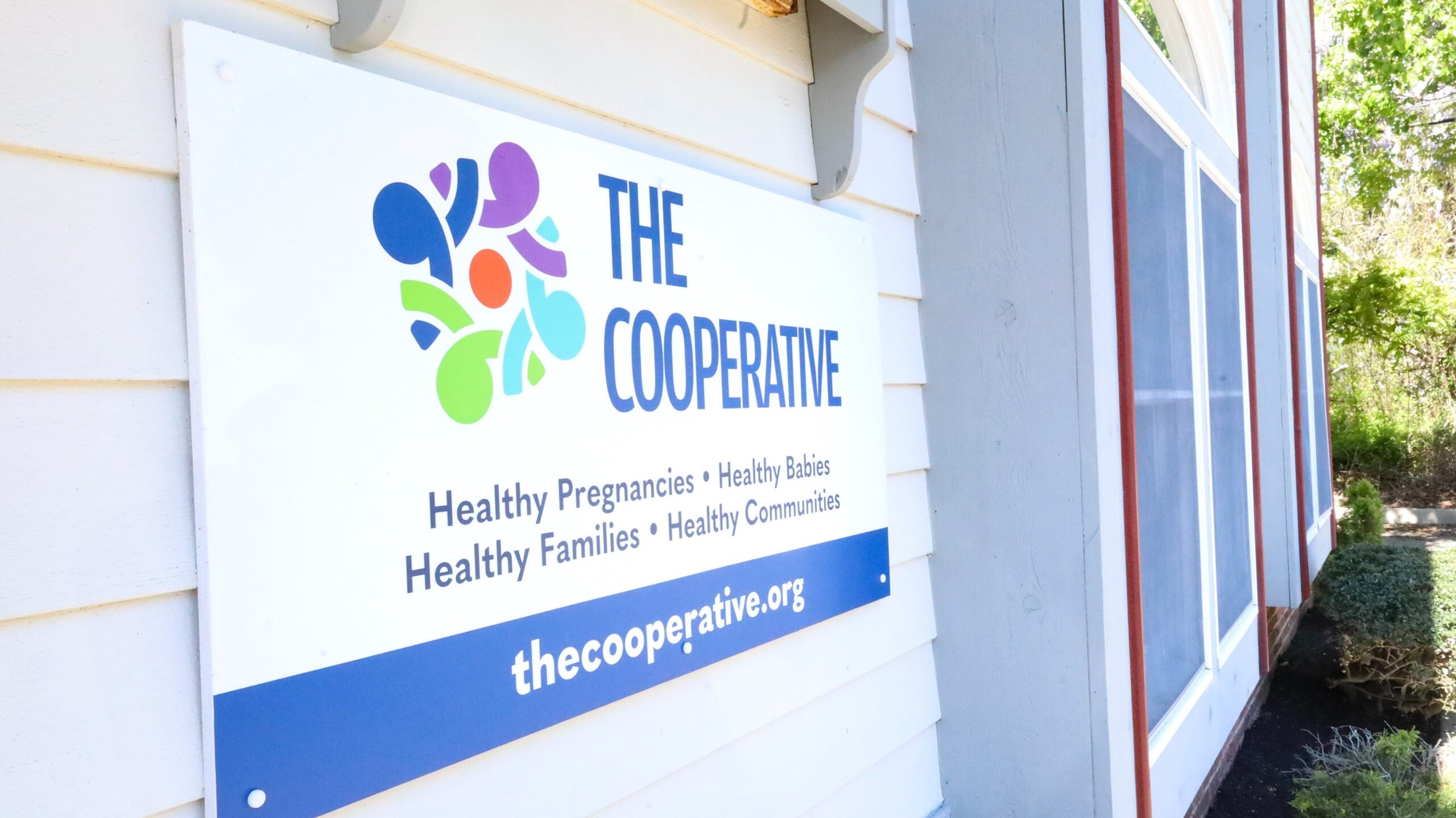 a sign for The Cooperative