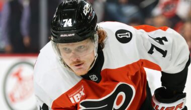 Tippett out for Flyers in Game 1 of 2nd Round against Hurricanes