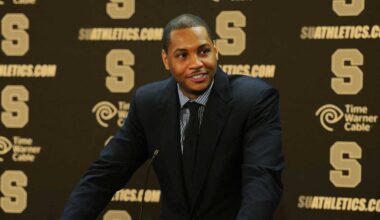"Syracuse was No. 1 party school in America" - Carmelo Anthony explains why he didn't want to go the NBA after winning the NCAA title