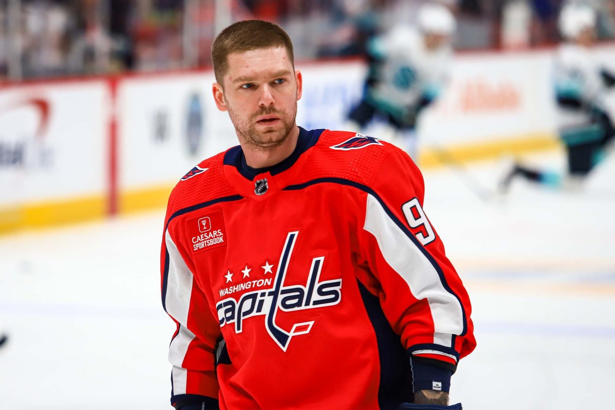 Evgeny Kuznetsov immediately hurt himself trying to throw a hit after being told by Todd Reirden he needed to be more aggressive: ‘I couldn’t move for six weeks after that’