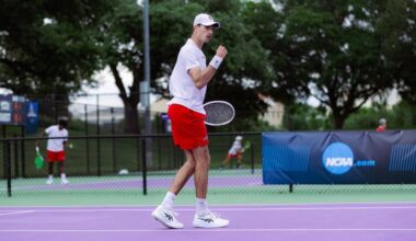 Men's Tennis Tops #38 Arkansas in A NCAA First Round Thriller, 4-3