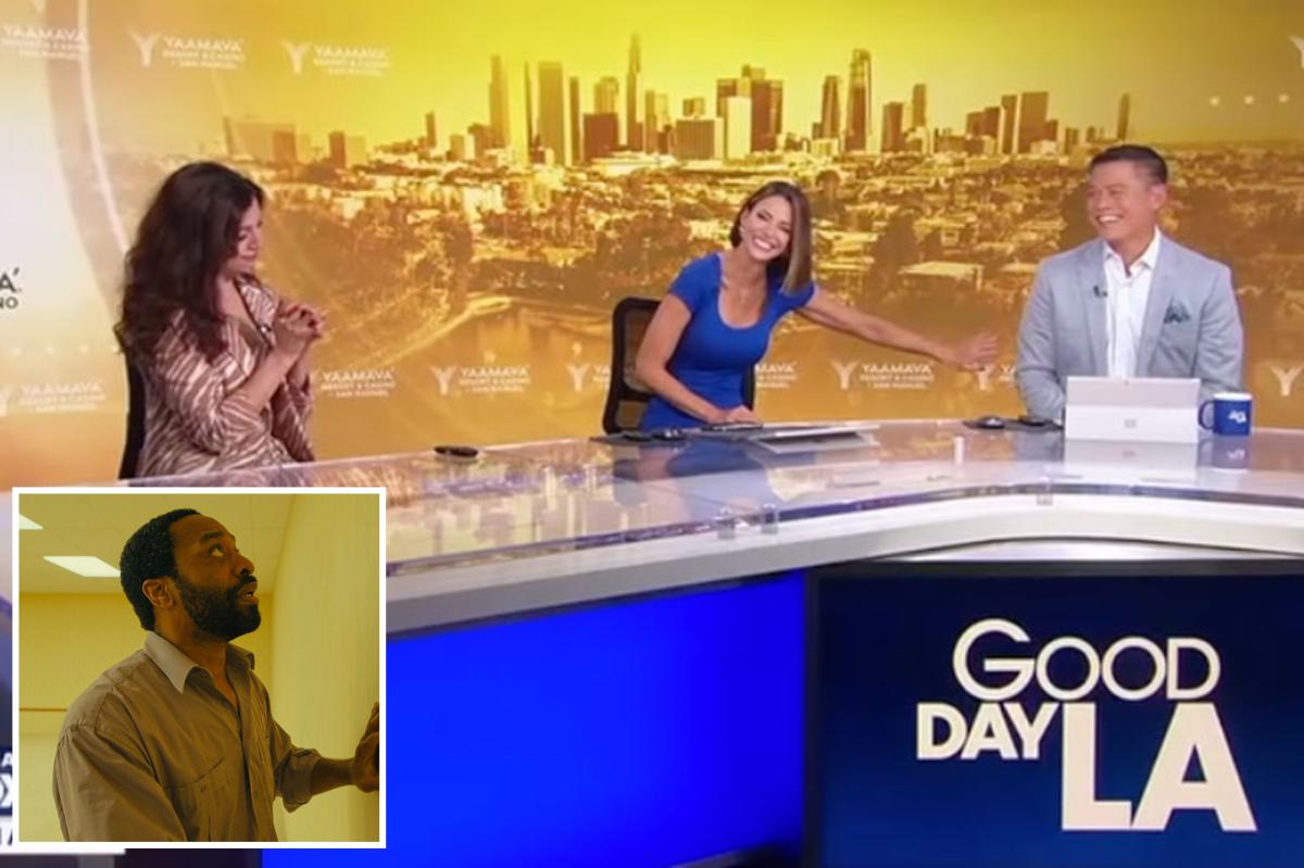 FOX 11 LA anchors make NSFW mistake while discussing hit horror flick 'Backrooms'