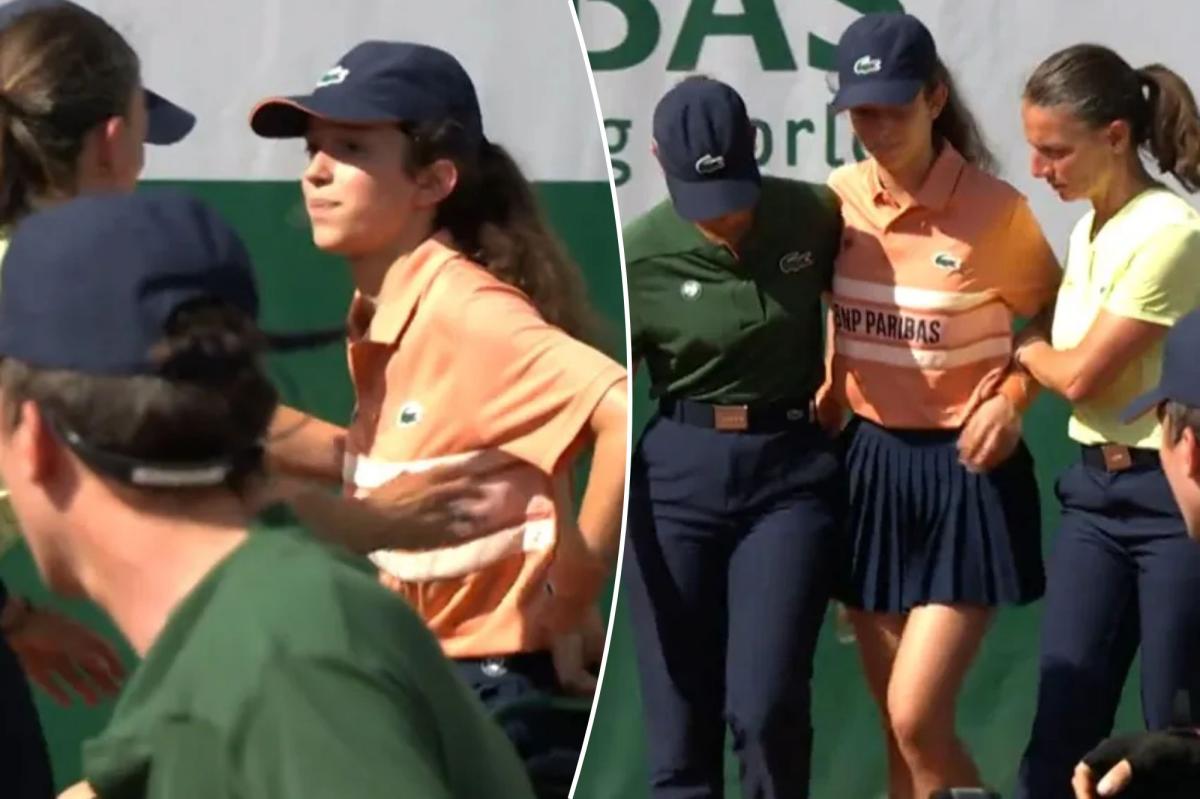 French Open ball girl exits match due to sweltering heat in worrying scene