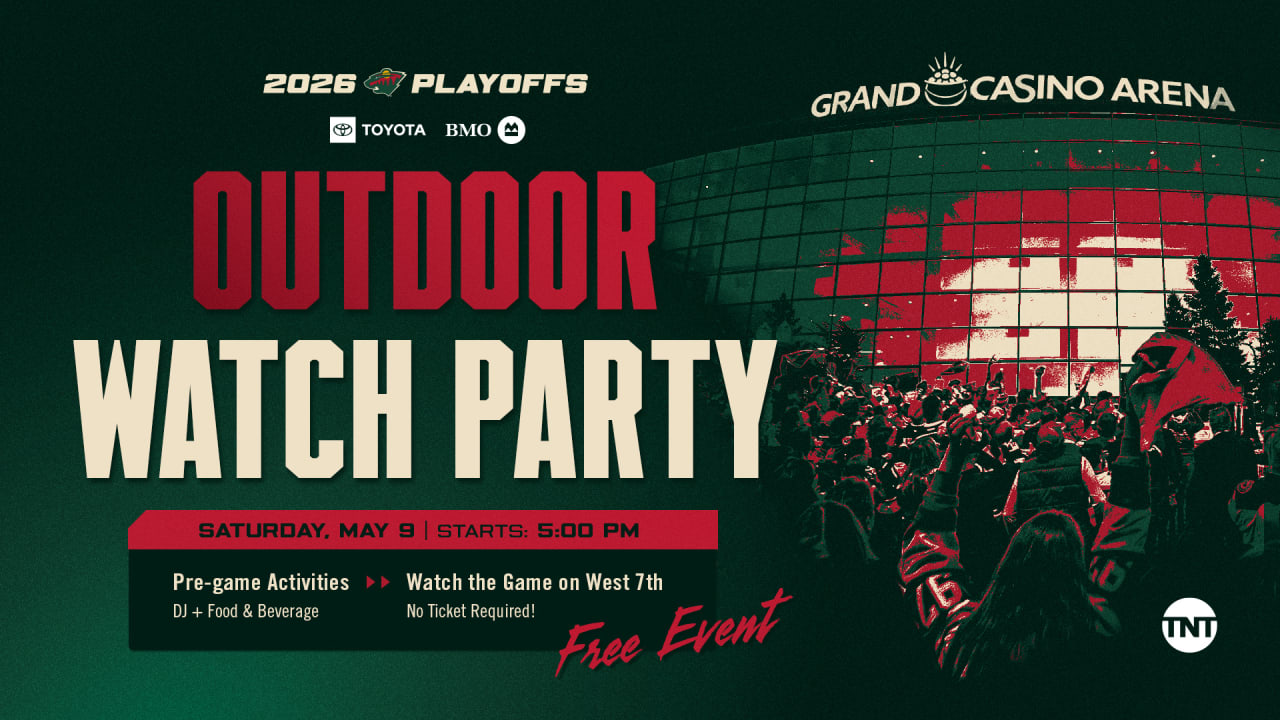 Minnesota Wild to Host Free Watch Party for Game 3 Outside Grand Casino Arena