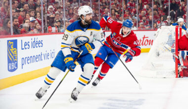 NHL EDGE stats for Sabres-Canadiens Game 7