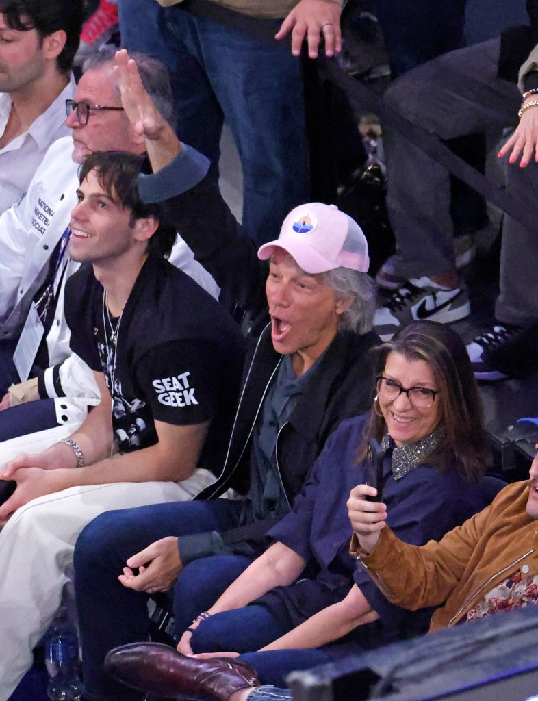 Jon Bon Jovi attends the NBA Eastern Conference Finals between the New York Knicks and Cleveland Cavaliers