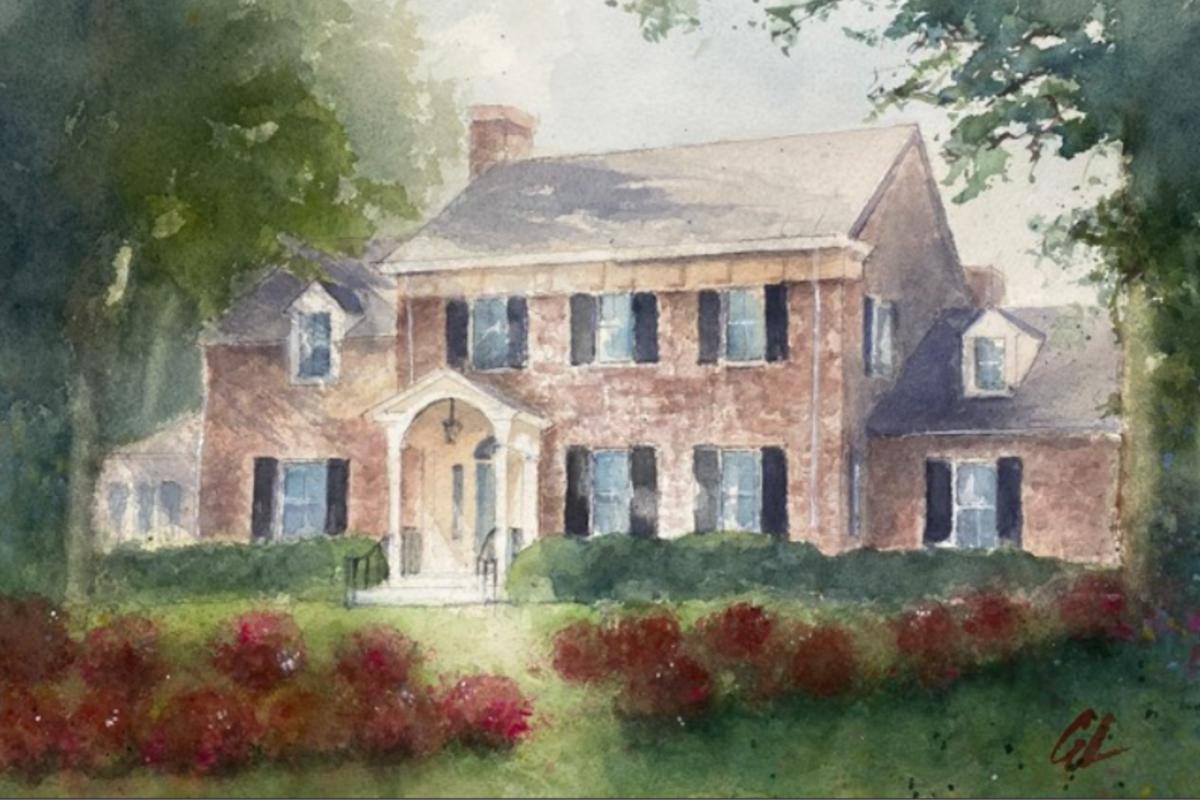 Statesboro artist George Lewis turns passion for watercolor into beautiful home portraits