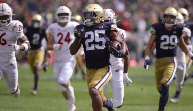 What happened the last time Notre Dame played Wisconsin in CFB?