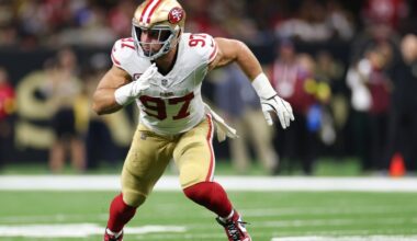 NFL Insider hints at the 49ers needing to make a decision about Nick Bosa after this year