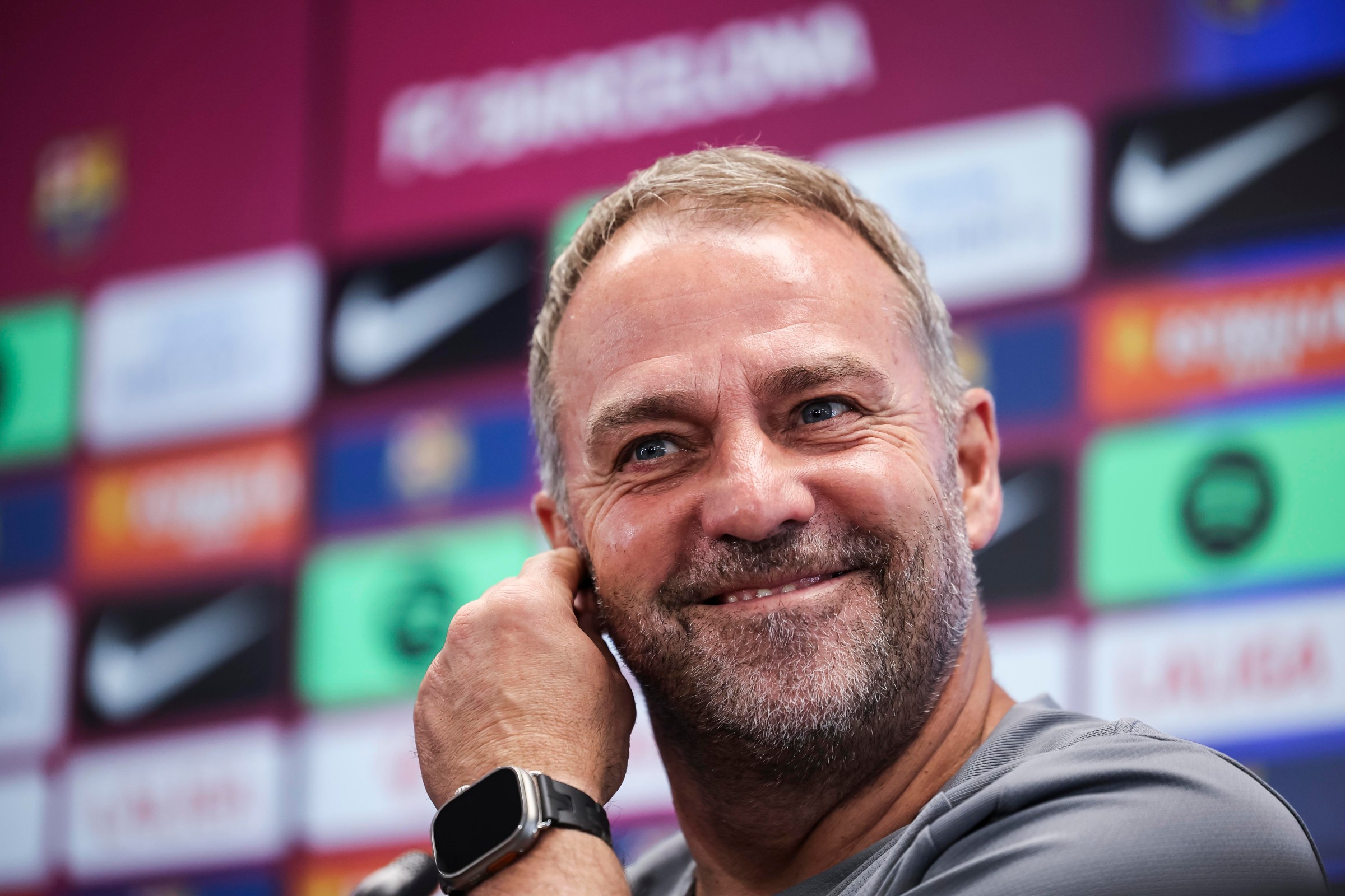 Fc Barcelona Training And Press Conference - Laliga Ea Sports