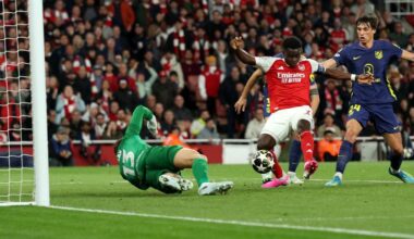 Arsenal strike first and lead Atlético Madrid with a spot in the Champions League final at stake