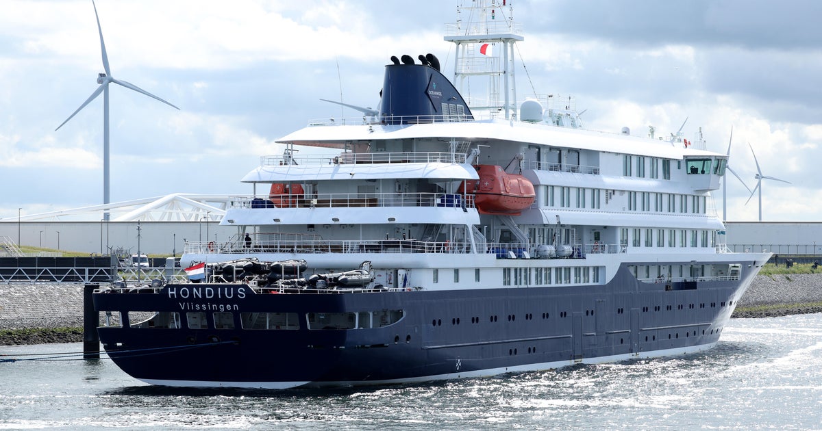 Cruise Ship MV Hondius Arrives In Rotterdam To Be Disinfected Following Hantavirus Outbreak