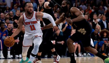 Brunson leads Knicks back from 22 down in the 4th for win over Cavs in OT in Game 1