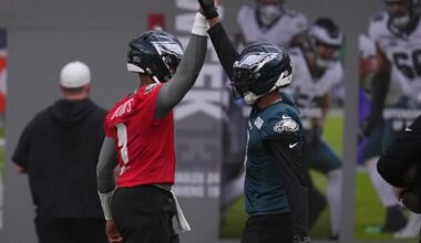 Eagles practice notes: Updates on Jalen Hurts, a new offense, the depth chart, and more