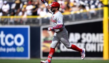 Schwarber hits MLB-leading 21st homer as Philadelphia Phillies beat Padres in San Diego