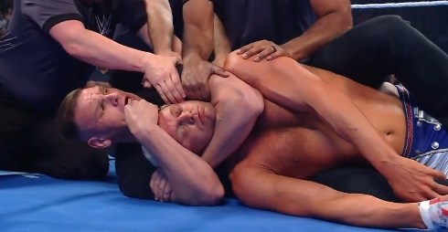 GUNTHER takes out Cody Rhodes after Ricky Saints loses his debut match in WWE