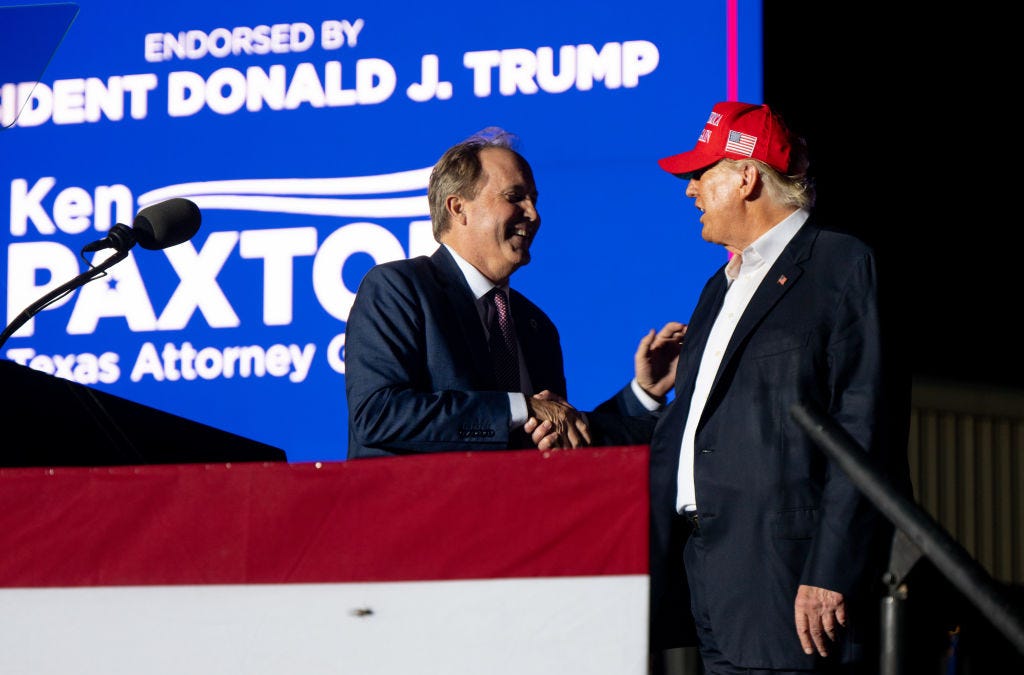 Is Trump trying to turn Texas blue?