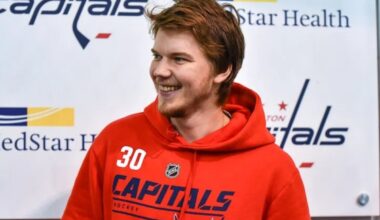 Ilya Samsonov reminisces about viral playoff moment when Alex Ovechkin yelled at him for miscue behind net that led to Bruins’ double overtime goal