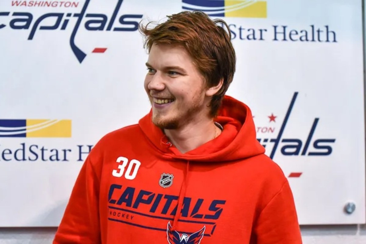 Ilya Samsonov reminisces about viral playoff moment when Alex Ovechkin yelled at him for miscue behind net that led to Bruins’ double overtime goal